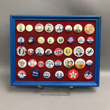 Load image into Gallery viewer, Vintage 1970s Political/Campaign Buttons Collection (~9x12)
