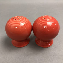 Load image into Gallery viewer, Homer Laughlin Fiesta Ware Persimmon Round Ball Salt &amp; Pepper (2")

