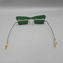 Load image into Gallery viewer, Vintage Retro Green "John Lennon" Sunglasses w/ Flip Shade (0.75x4.75x5)
