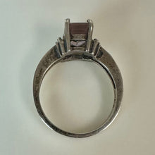 Load image into Gallery viewer, Sterling Amethyst Ring sz 6
