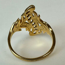 Load image into Gallery viewer, Gold Plated Spanish Lace Ring sz 6
