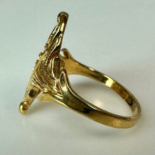 Load image into Gallery viewer, Gold Plated Spanish Lace Ring sz 6
