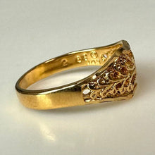 Load image into Gallery viewer, Gold Plated Spanish Lace Ring sz 6
