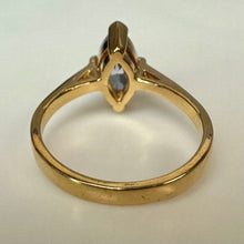 Load image into Gallery viewer, Gold Plated Lavender Cubic Zirconia Ring sz 6
