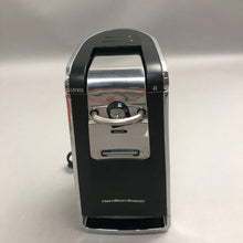 Load image into Gallery viewer, Hamilton Beach Smooth Edge Automatic Electric Can Opener, Black &amp; Stainless (9")
