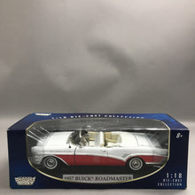 Load image into Gallery viewer, Motor Max 1957 Buick Roadmaster 1:18 Red White Diecast Model Car
