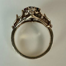 Load image into Gallery viewer, Vintage 10K Gold Topaz Emerald Garnet Mother's Ring sz 6 (3.6g)
