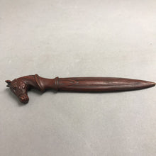Load image into Gallery viewer, Wooden Horse Head Letter Opener (9")
