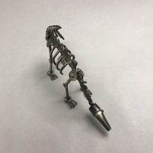 Load image into Gallery viewer, Folk Art Stegasaurus Dinosaur Metal Sculpture Nuts &amp; Bolts (6x10)
