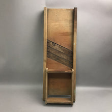 Load image into Gallery viewer, Vintage Rustic Primitive Cabbage Slaw Kraut Cutter Slicer Shredder W/Box Farmhouse (25x9
