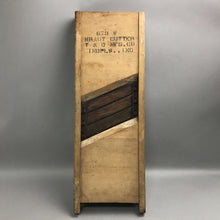Load image into Gallery viewer, Vintage Rustic Primitive Cabbage Slaw Kraut Cutter Slicer Shredder W/Box Farmhouse (25x9
