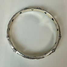 Load image into Gallery viewer, Brighton Silver Plated Shot Through The Heart Bangle Bracelet (7.5" Circumference)
