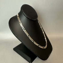 Load image into Gallery viewer, Vintage Italian Sterling Heavy Figaro Link 18" Chain Necklace (27.2g)
