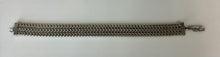 Load image into Gallery viewer, Sterling Triple Row Thick Mesh Chain Bracelet (7.25")

