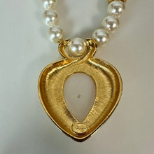 Load image into Gallery viewer, Vintage Napier Goldtone Faux Pearl Necklace (25")
