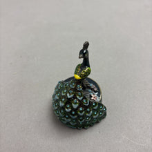 Load image into Gallery viewer, Welforth Pewter Encrusted Bejeweled Blue Peacock Trinket Box (2.5")
