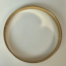 Load image into Gallery viewer, Vintage Monet Goldtone Textured Bangle Bracelet (7.5" Circumference)
