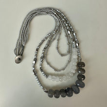Load image into Gallery viewer, J Jill Cascading Agate Beaded Necklace (16")
