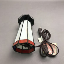 Load image into Gallery viewer, Vintage Stained Glass Lighthouse Accent Lamp (10")
