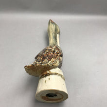 Load image into Gallery viewer, Ceramic Drip-Glazed Coastal Pelican Sculpture (15")
