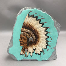 Load image into Gallery viewer, Hand Painted Native American Indian Chief (10")
