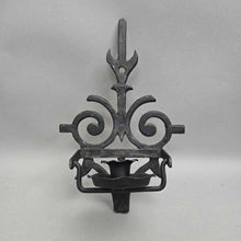 Load image into Gallery viewer, Cast Metal Candle Wall Sconce (11x7x5)
