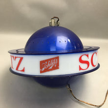 Load image into Gallery viewer, Vintage 1961 Schlitz Hanging Rotating Motion Lighted Globe Satelite (11x15)(As Is)
