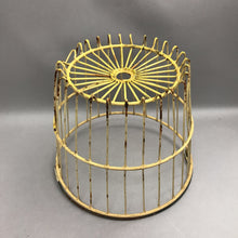 Load image into Gallery viewer, Vintage Yellow Wire Primitive Metal Egg Basket (10"x12")
