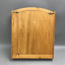 Load image into Gallery viewer, Wooden Mail Organizer Wall Mount Rack w/3 Key Hooks (13"x12")
