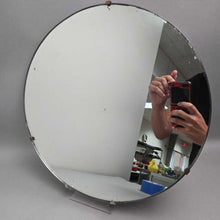 Load image into Gallery viewer, Vintage MCM Round Wall Hanging Mirror (16")

