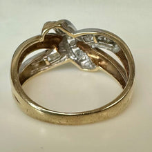 Load image into Gallery viewer, 10K Gold Diamond Ring sz 9.5 (4.7g)
