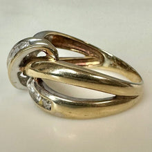 Load image into Gallery viewer, 10K Gold Diamond Ring sz 9.5 (4.7g)
