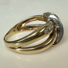 Load image into Gallery viewer, 10K Gold Diamond Ring sz 9.5 (4.7g)
