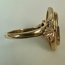 Load image into Gallery viewer, 10K Black Hills Gold Cubic Zirconia Ring sz 8 (5.1g)
