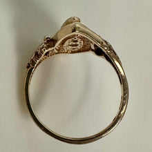 Load image into Gallery viewer, 10K Black Hills Gold Cubic Zirconia Ring sz 8 (5.1g)
