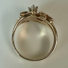 Load image into Gallery viewer, 14K Gold Diamond Ring sz 7.5 (6.1g)
