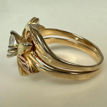 Load image into Gallery viewer, 14K Gold Diamond Ring sz 7.5 (6.1g)

