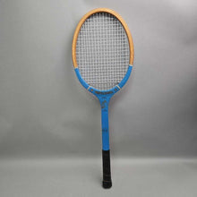 Load image into Gallery viewer, Vintage Professional Autograph Blue Tennis Racket (~27.25x9)
