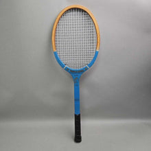 Load image into Gallery viewer, Vintage Professional Autograph Blue Tennis Racket (~27.25x9)
