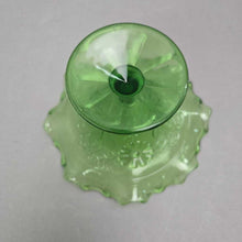 Load image into Gallery viewer, Northwood Green Poppy Glass Compote / Candy Dish (~4.25x6.5)
