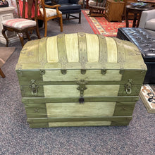 Load image into Gallery viewer, Antique Green Trunk (30x35x21)
