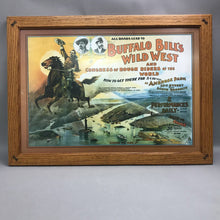 Load image into Gallery viewer, Framed Buffalo Bill: Ambrose Park, South Brooklyn Poster Print (19x26)
