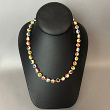 Load image into Gallery viewer, Vintage Italian Millefiori Art Glass Beaded Necklace (17")
