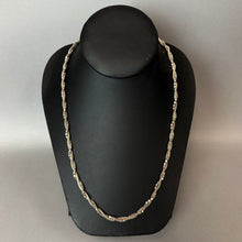 Load image into Gallery viewer, Vintage Sterling Twisted Textured Chain Necklace (28")
