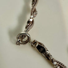 Load image into Gallery viewer, Vintage Sterling Twisted Textured Chain Necklace (28")
