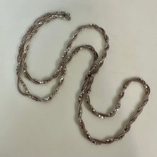 Load image into Gallery viewer, Vintage Sterling Twisted Textured Chain Necklace (28")
