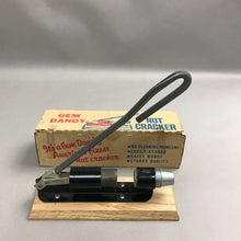Load image into Gallery viewer, Vintage Gem Dandy Nut Cracker Manual Lever Action Wood Base (10x3)
