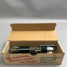 Load image into Gallery viewer, Vintage Gem Dandy Nut Cracker Manual Lever Action Wood Base (10x3)
