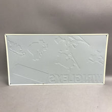 Load image into Gallery viewer, Vintage Wrigley's Spearmint Gum Metal Advertising Sign Snow Themed (18x9)
