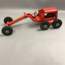Load image into Gallery viewer, Vintage Structo Orange Road Grader Toy No Blade (18")
